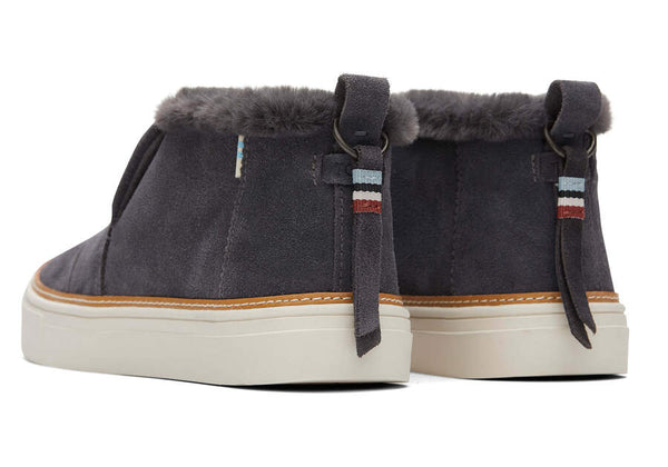 Toms Paxton Shoe - Forged Iron Grey Suede