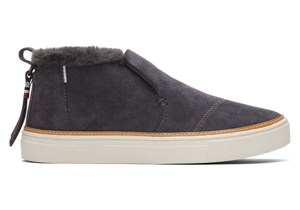 Toms Paxton Shoe - Forged Iron Grey Suede