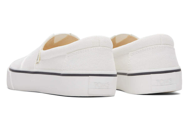 Toms Fenix Slip-On Shoes - White