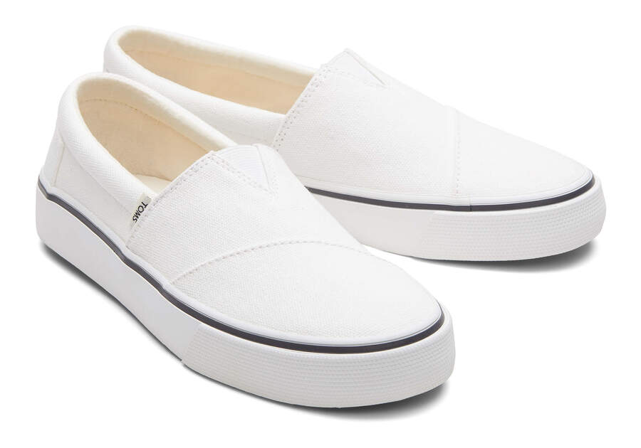 Toms Fenix Slip-On Shoes - White