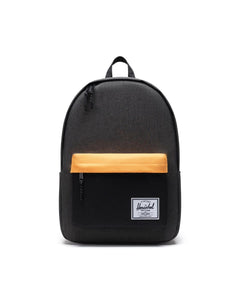 Herschel Classic XL Backpack -Black Crosshatch/Black/Blazing Orange