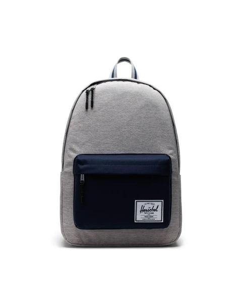 Herschel Classic X-Large Backpack - Light Grey Crosshatch/Peacoat