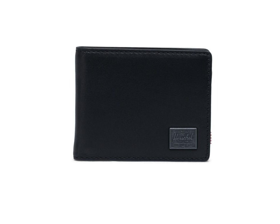 Herschel Hank Leather Wallet RFID  - Black