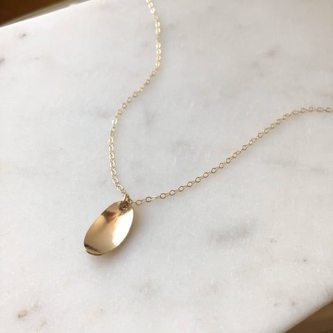 Token Pooled Light Necklace - 16" 14K Gold Fill