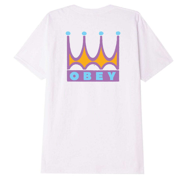 Obey Crown Classic T-Shirt - White