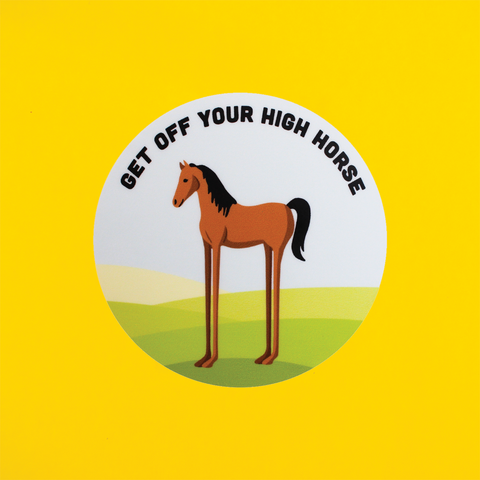 High Horse Sticker