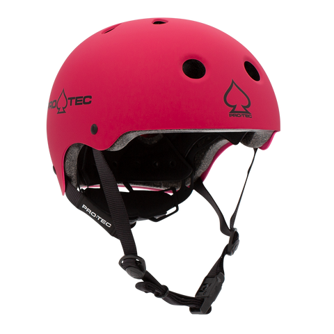 Pro-tec JR Classic Certified Skate Helmet - Matte Pink