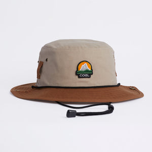 Coal The Seymour Waxed canvas Boonie Hat - Light Brown Block
