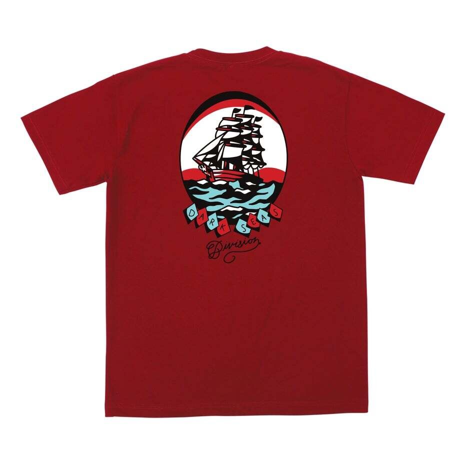 Dark Seas Homeward Basic Pocket T-Shirt - Red