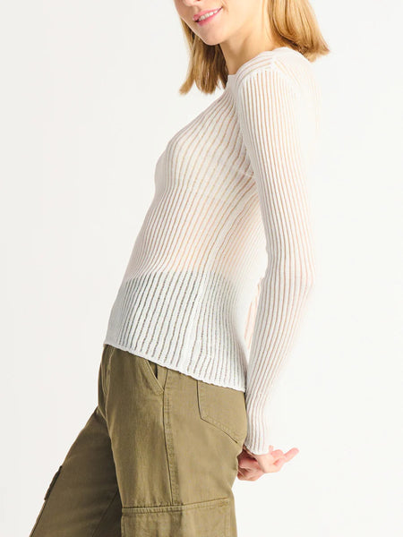 Dex Alessia Semi Sheer Sweater Top