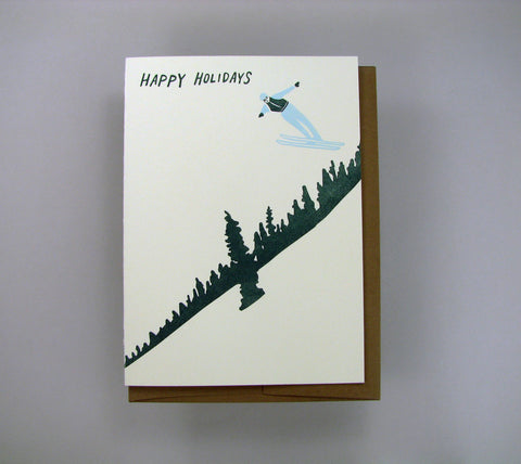 Wolf & Wren Holiday  Skier Card