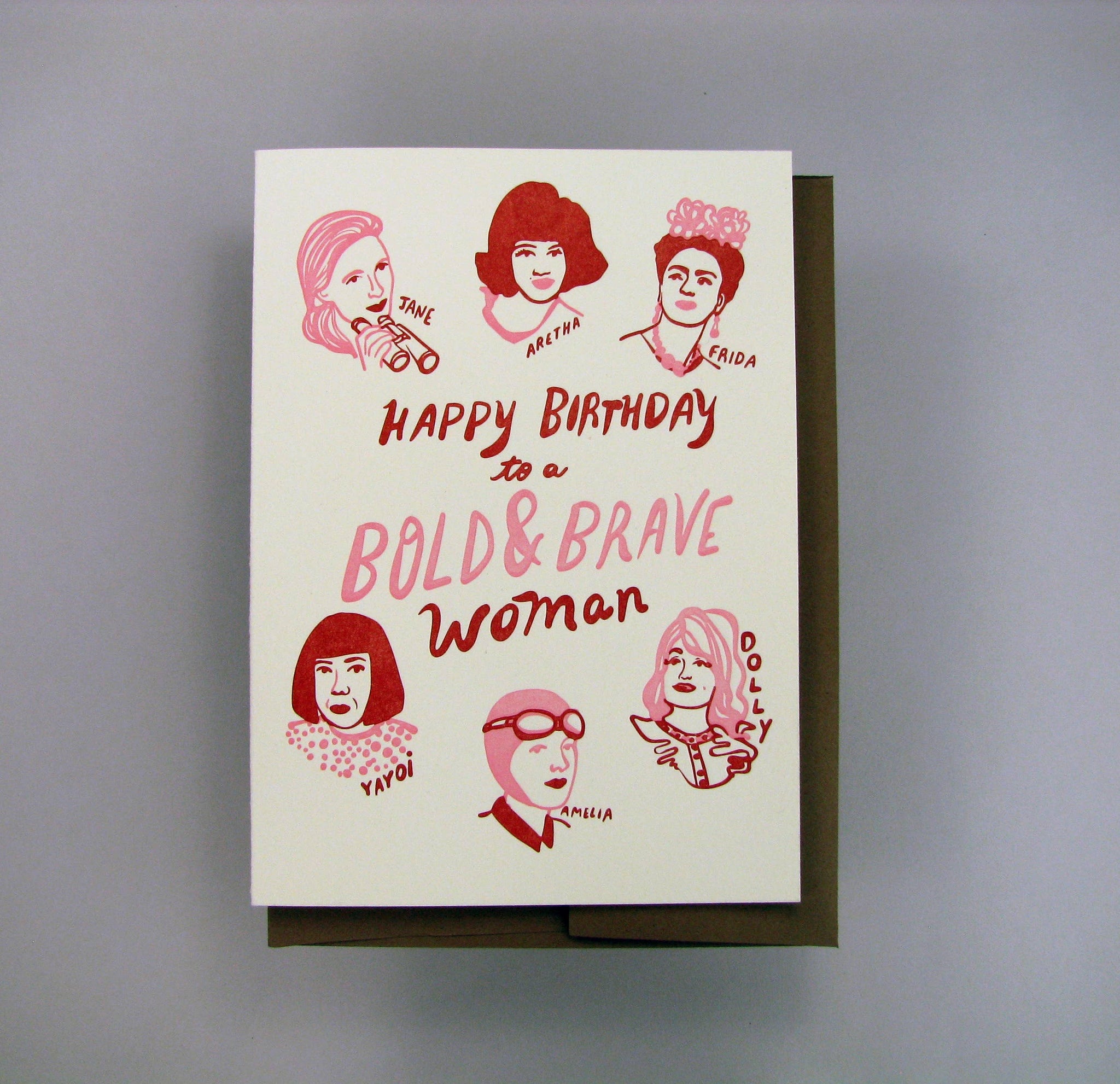 Bold & Brave Woman Birthday Card