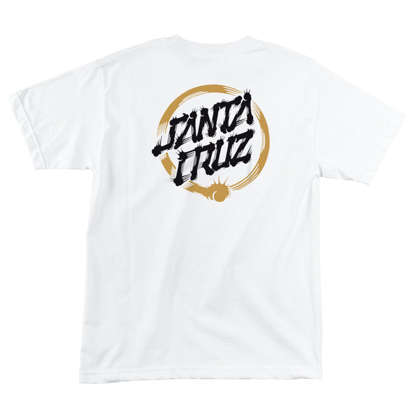 Santa Cruz Mako Dot Short Sleeve T-Shirt - White