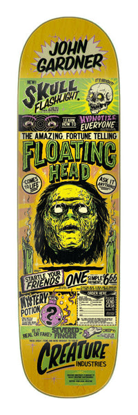 Creature Skateboards Gardner Floating Head Deck 8.59