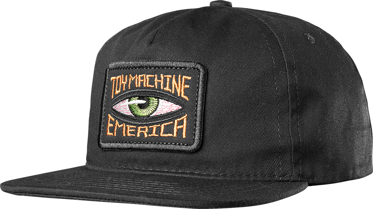 Toy Machine X Emerica Patch Snapback Hat - Black