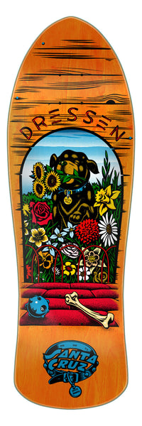 Santa Cruz Dressen Pup Reissue Deck 9.5in x 29.44in
