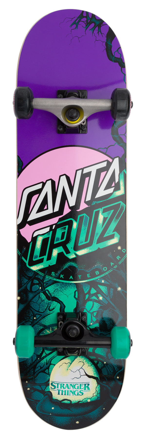 Santa Cruz X Stranger Things Other Dot Skateboard Complete 7.75