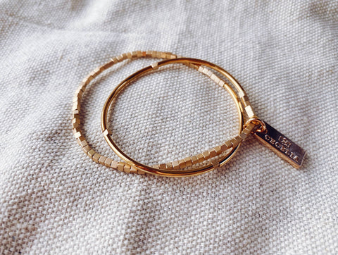 Hepburn Twin Wrap Bracelets