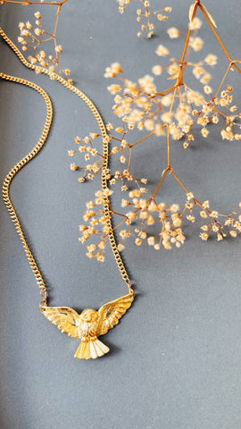 Oceanne Owl Fauna Necklace