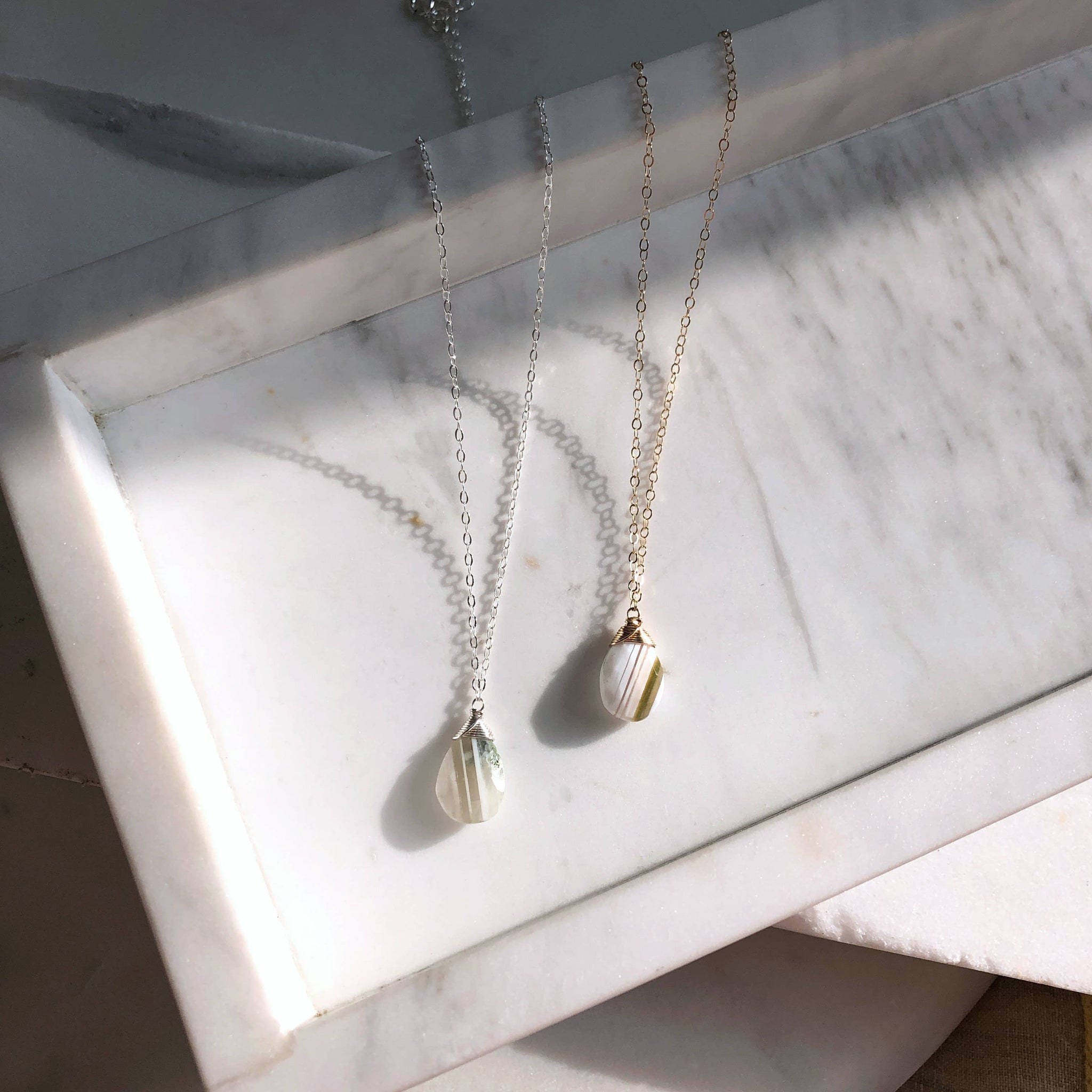 Token Jewelry Solar Quartz Necklace