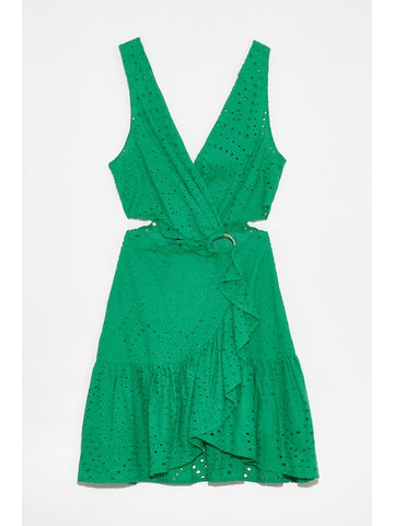 Deluc Caelium Dress - Parrot Green