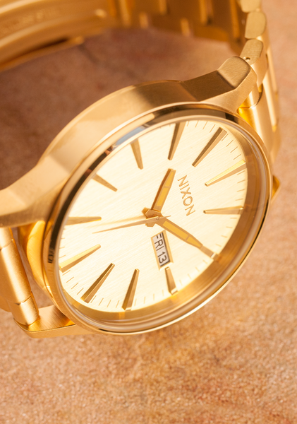 Nixon Sentry Stainless Steel - All  Gold