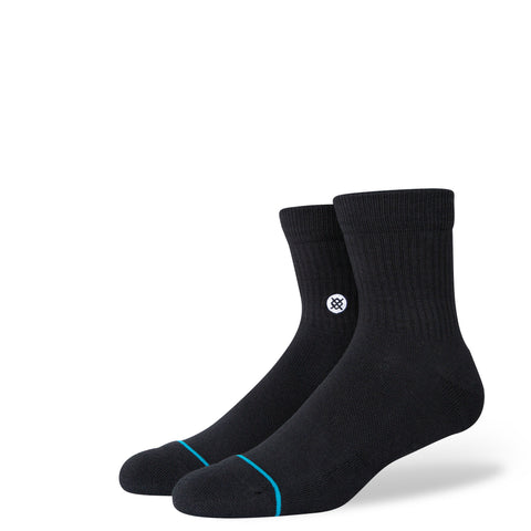 Stance Icon Quarter Mid Cushion Socks - Black