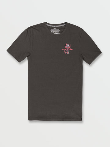 Volcom Mr Liberty Farm To Yarn Short Sleeve Tee - RINSED BLACK