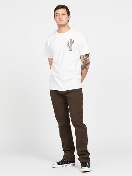 Volcom Prickly Farm To Yarn Short Sleeve Tee - White