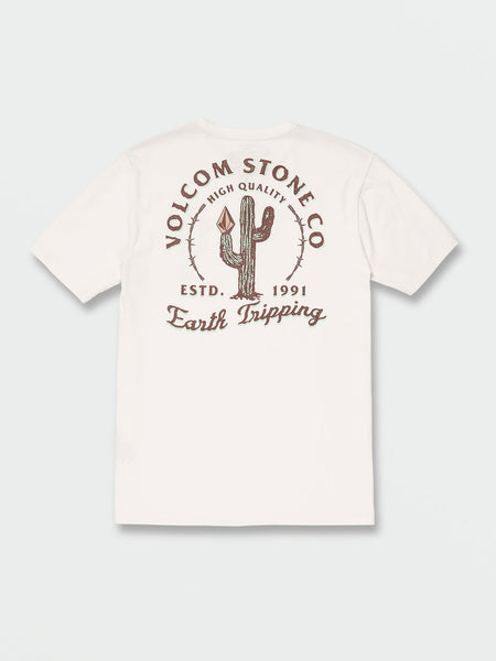 Volcom Prickly Farm To Yarn Short Sleeve Tee - White