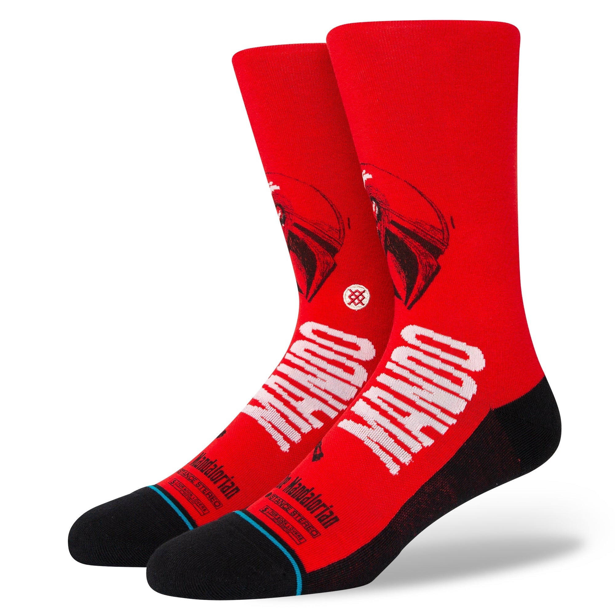 Stance Mando West Crew Sock - Red