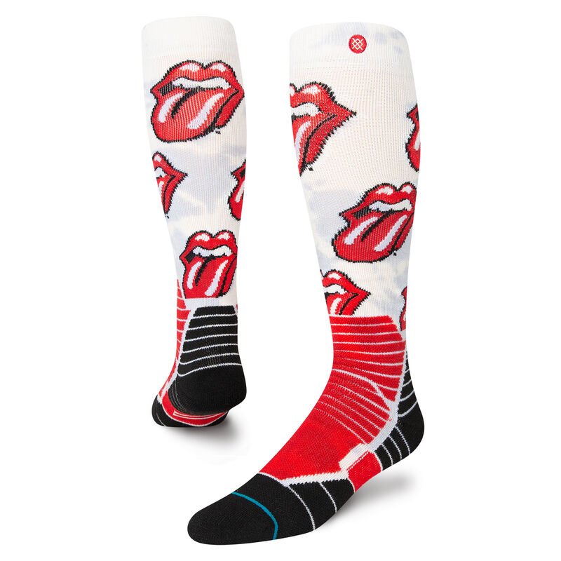 The Rolling Stones X Stance Poly Snow OTC Socks Licks - Black