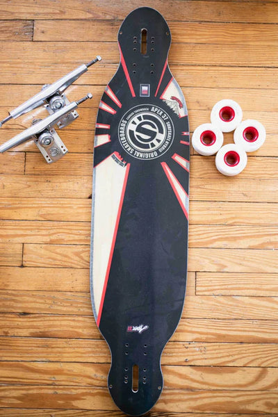 Original skateboard  Apex 37 Throwback Surfskate Longboard Complete