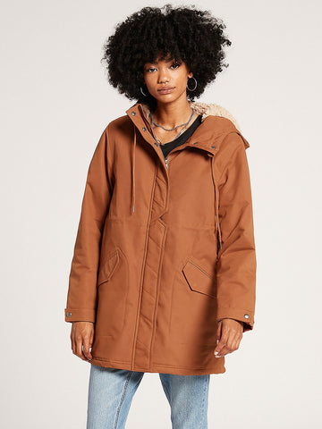 Volcom Less Is More 5K Parka Jacket - Mocha