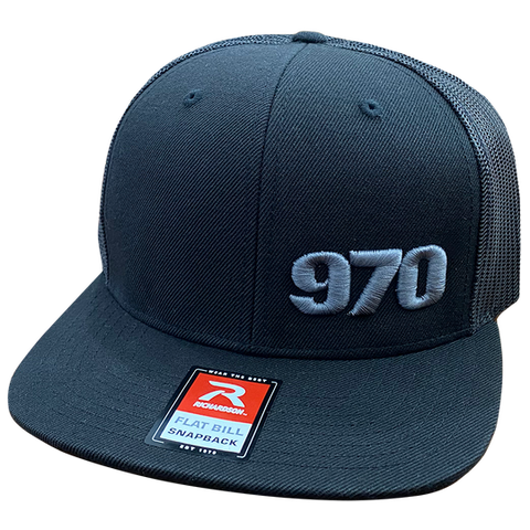 NINESEVENZERO 970 Mesh Trucker Hat - Black/Grey