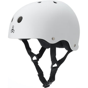 Triple 8 Sweatsaver Helmet - White Rubber