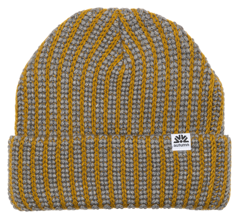 Autumn Headwear Simple Chunky Beanie - Grey