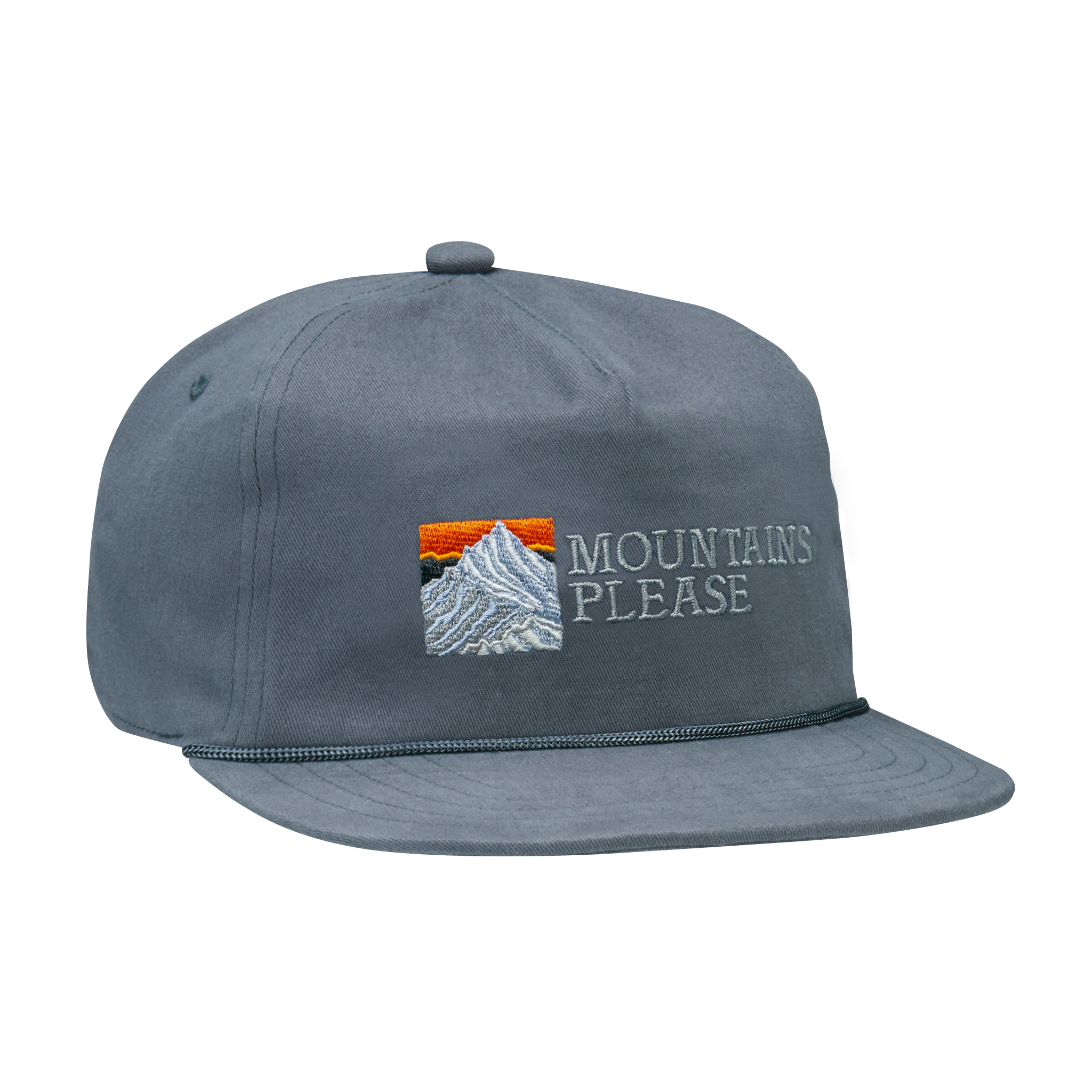 Coal Field Brushed Twill Vintage Hat - Charcoal