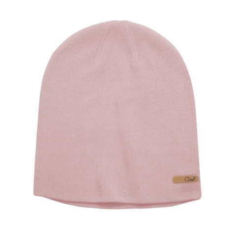 Coal The Julieta Jersey Knit Snowboard Beanie - Dusty Rose