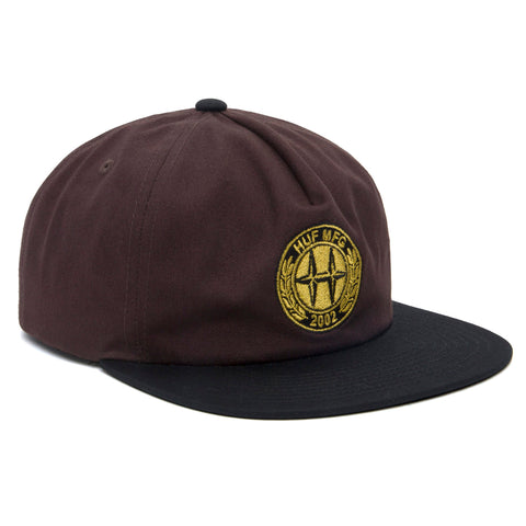 Huf H-Class Snapback Hat - Brown