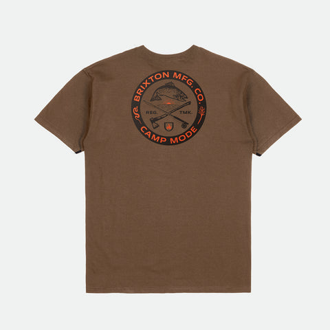 Brixton Highlands Short Sleeve T-Shirt - Bison