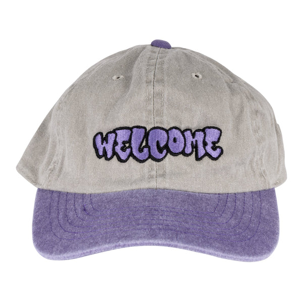 Welcome Bubble Stone-Washed Hat