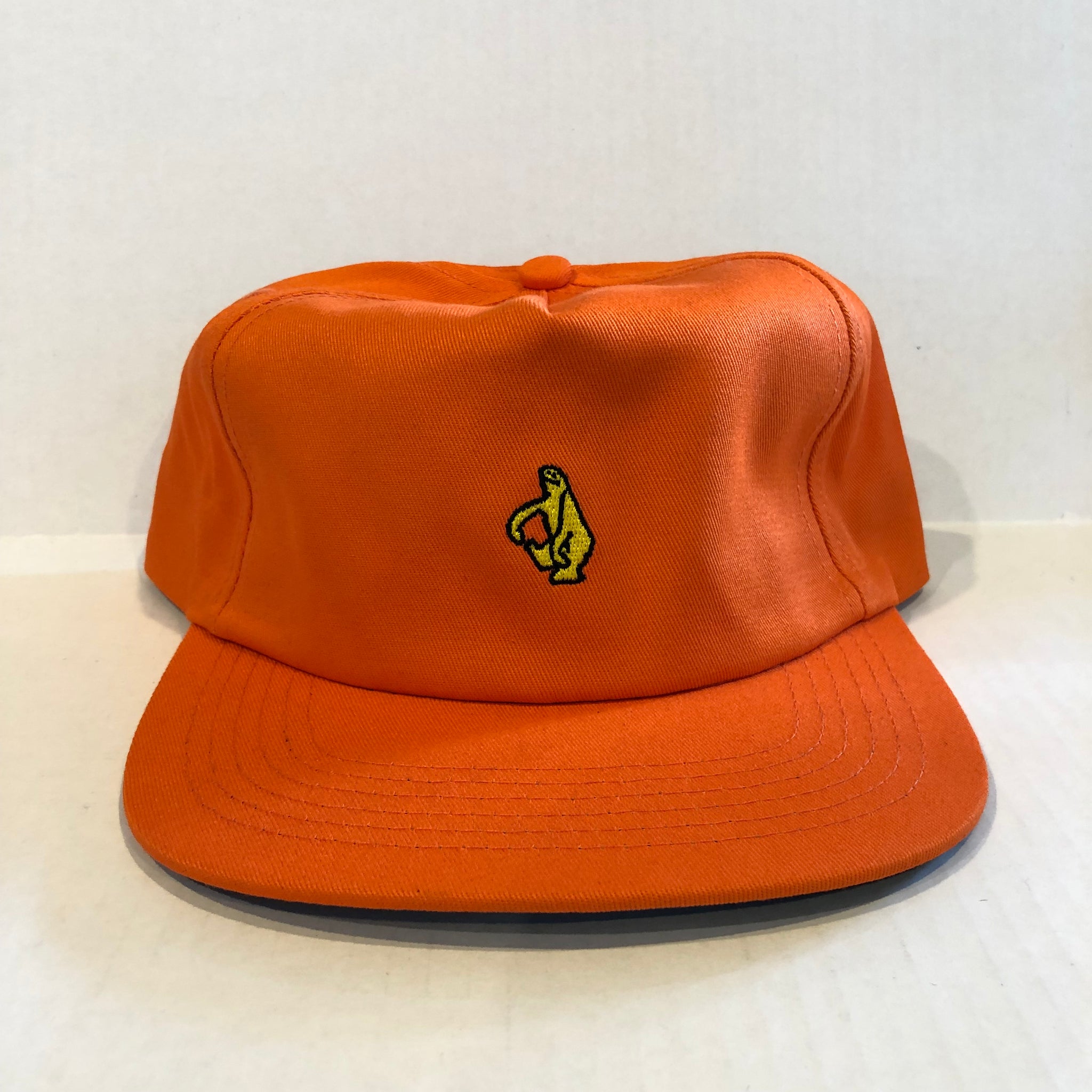 Krooked Shmoo Snapback Hat- Orange Yellow
