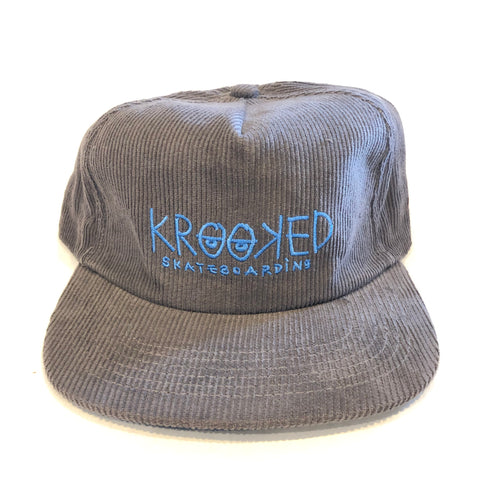 Krooked Krooked Eye Snapback - Grey/Blue
