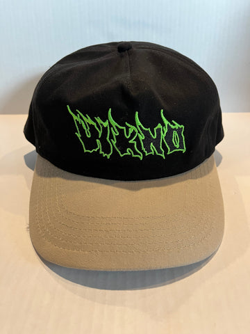 WKND Hot Fire 5 Panal Snapback - Black/Tan