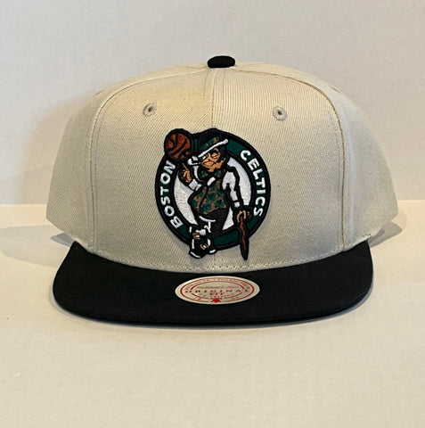 Mitchell & Ness NBA Boston Celtics Snapback - Cream/Black