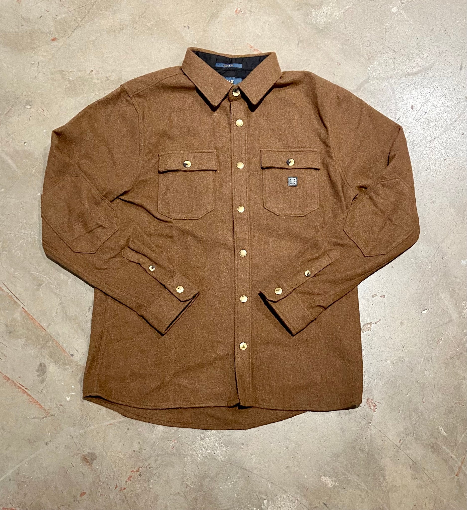 Roark Nordsman Flannel Shirt - Dark Brown