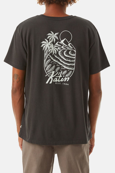 Katin Aloha Hills T-Shirt - Black Wash
