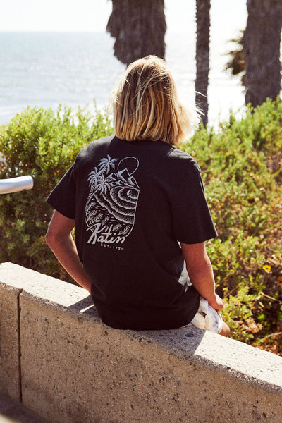 Katin Aloha Hills T-Shirt - Black Wash