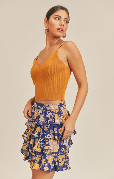 Sage The Label Bethany Cami - Mustard